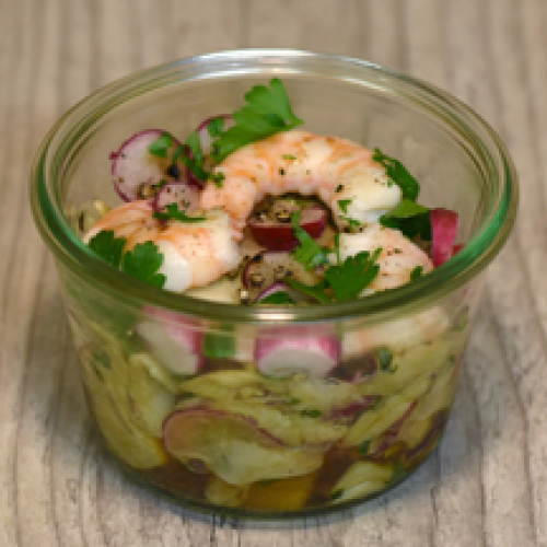 Salade de Crevettes à la