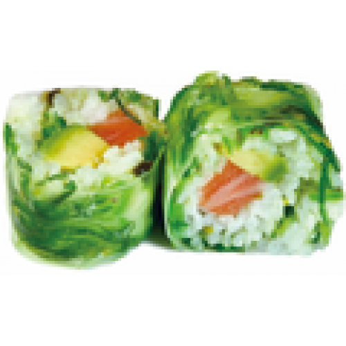 Wakamé roll avocat saumon x8