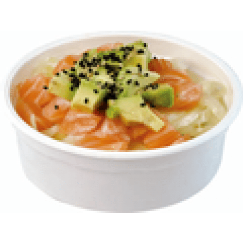 Tartare de saumon avocat chou