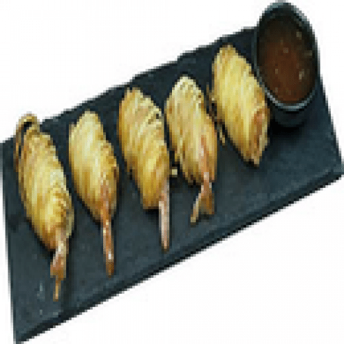 Rouleaux aux crevettes et pommes de terre x5