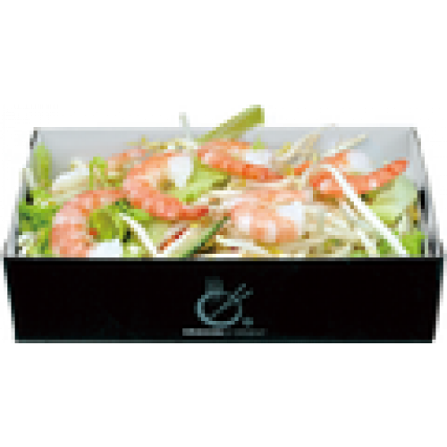 Salade soja crevettes