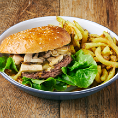 Bebop Burger + Patates Douces