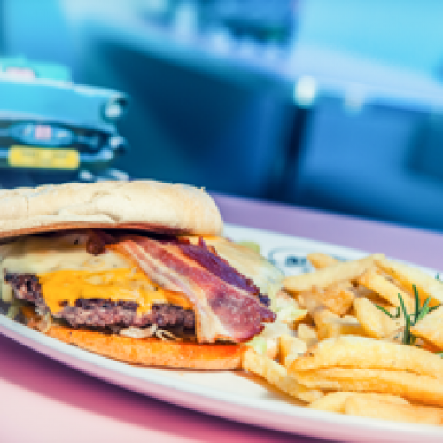 Rock N Roll Burger + Patates Douces