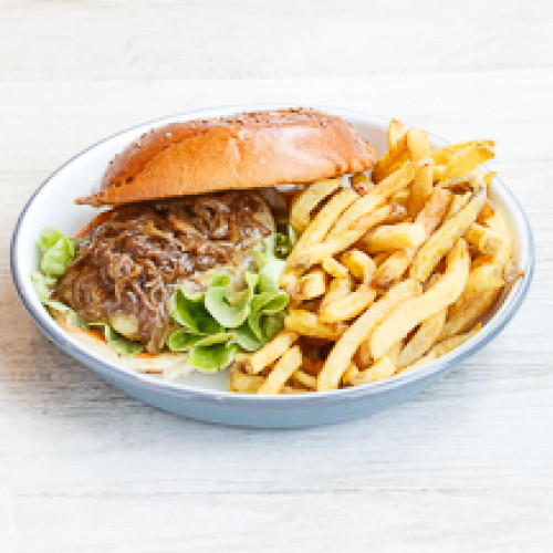 Onion Burger + Patates Douces