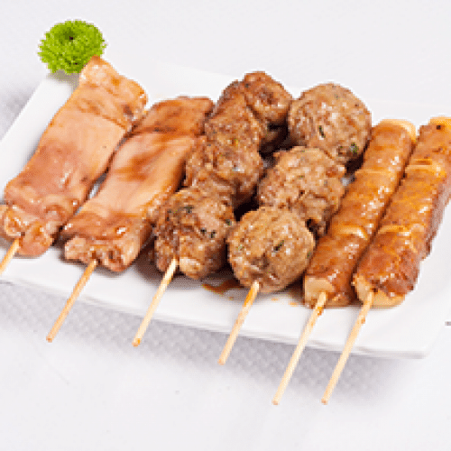 M5 - Menu brochettes x6