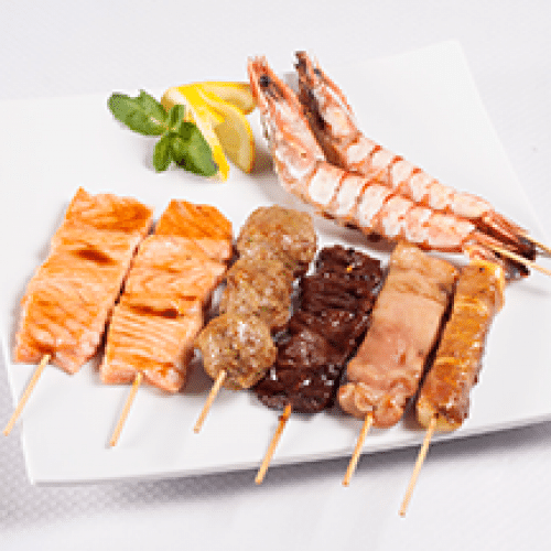 M6 - Menu brochettes x8