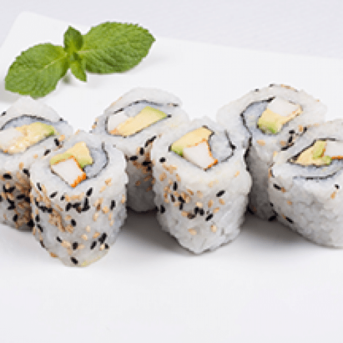 M7 - Menu brochettes x5 et california maki surimi x6