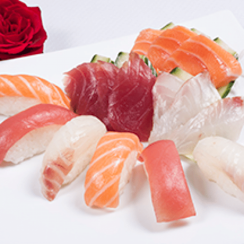 M17 - Menu sushi x6, california maki x6