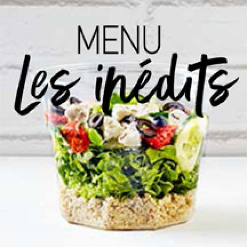Menu Les Inédits XL