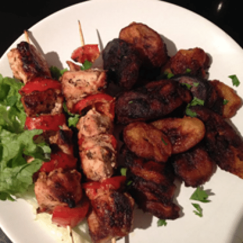 Menu Brochettes de Poulet