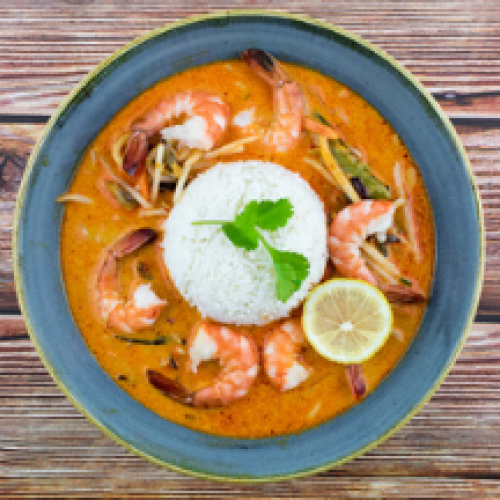 Crevette au Curry