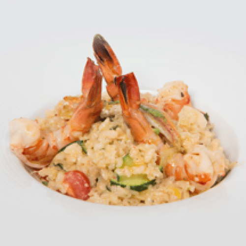 Risotto Gambas Rougets