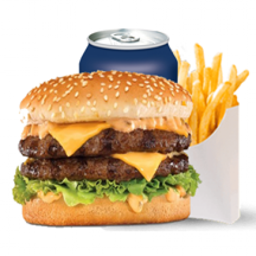 Menu Double Cheeseburger