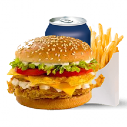 Menu Chicken Chips Burger