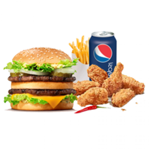 Menu Big Mixte + 5 Wings