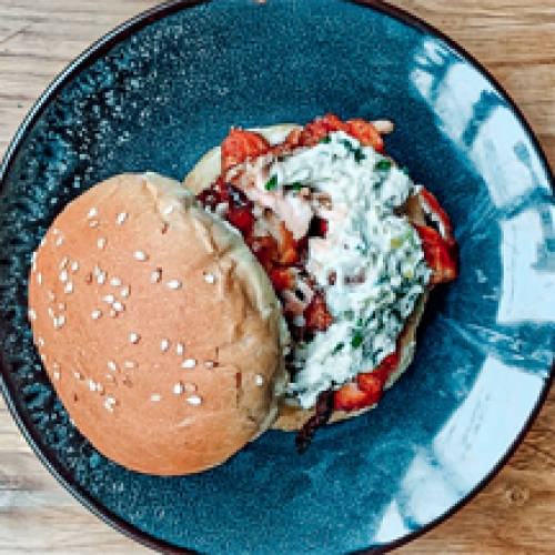 Burger au Saumon Façon Fumé