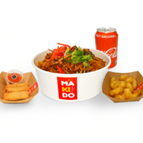 Menu Yaki Soba Ebi avec Boisson