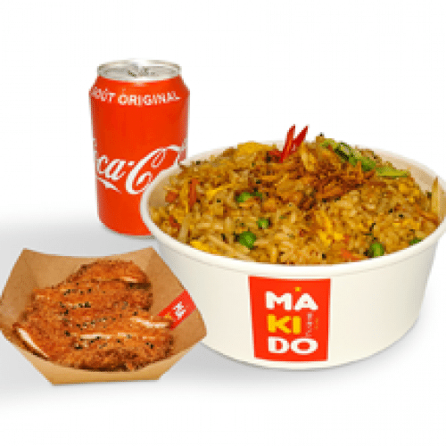 Menu Chahan Chicken Katsu avec Boisson