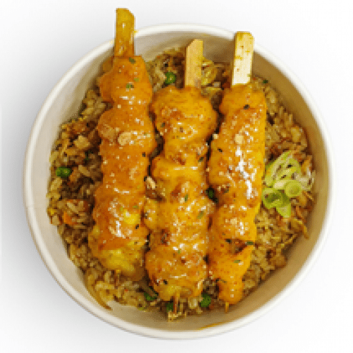 Riz Chahan Brochettes Chicken Satay