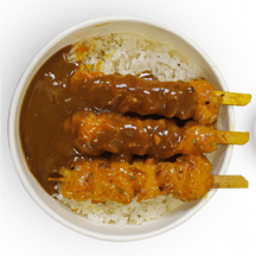 Riz Katsu Curry Brochettes Chicken Satay
