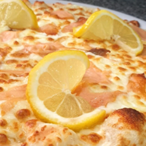Pizza Crème Fraîche Norvégienne