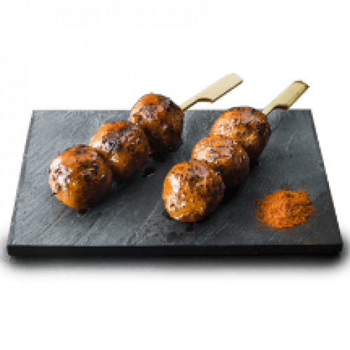 Brochette Boulette Poulet au Satay