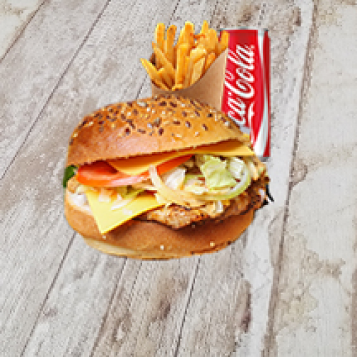 Menu Burger Simple Chicken