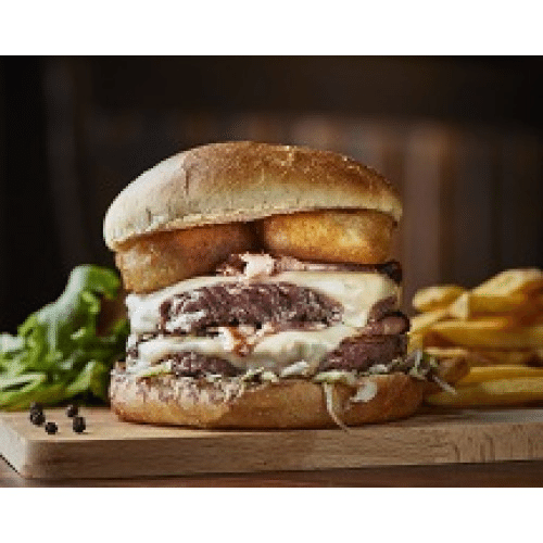 Double Cheese & BBQ Burger