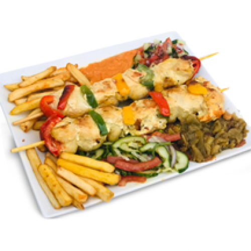 Assiette Brochette Poulet