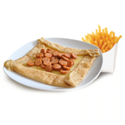 Crêpe Merguez + Frites