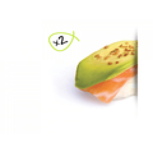 Sushi saumon avocat x2