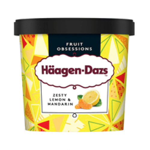 Häagen-Dazs Glace Zesty Lemon and Mandarine 460ml
