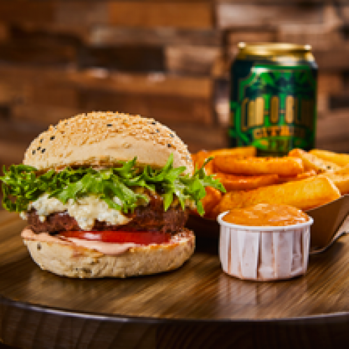 Menu Burger Bleu