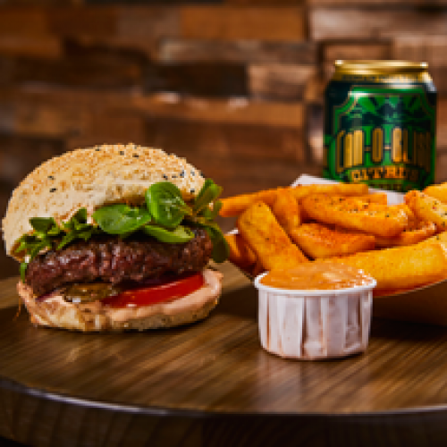 Menu Cocoricow Burger avec Bière