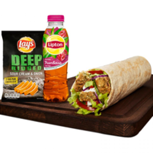Menu Signature Wrap Veggie Quinoa Kale
