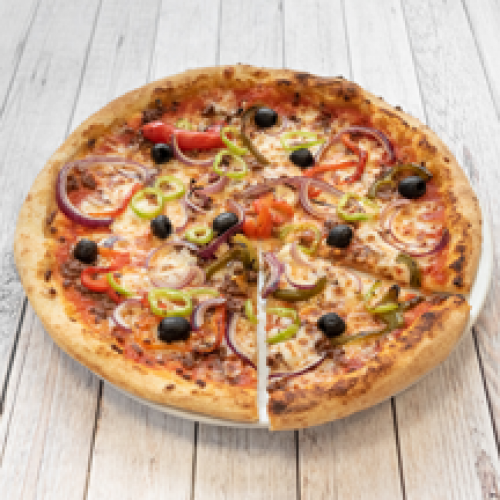 Pizza hot mex familiale