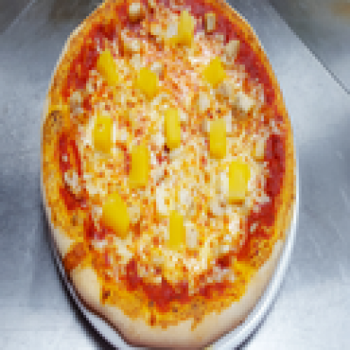 Pizza hawaïenne familiale