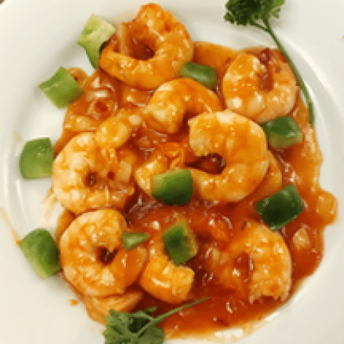 Crevette à la Sauce Piquante x8