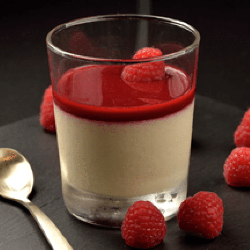 Panna Cotta aux Fruits Rouges