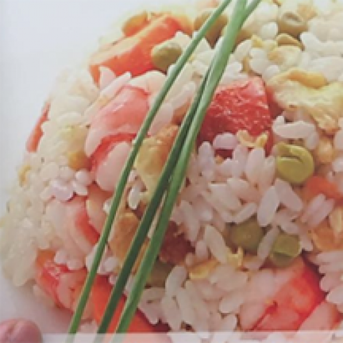 Menu spécialité riz sautés aux légumes P1