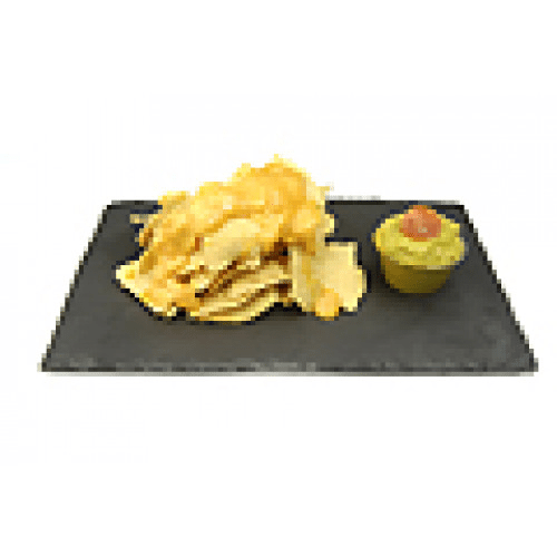 Guacamole, cheddar et tacos