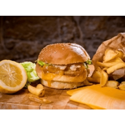 Menu fish burger