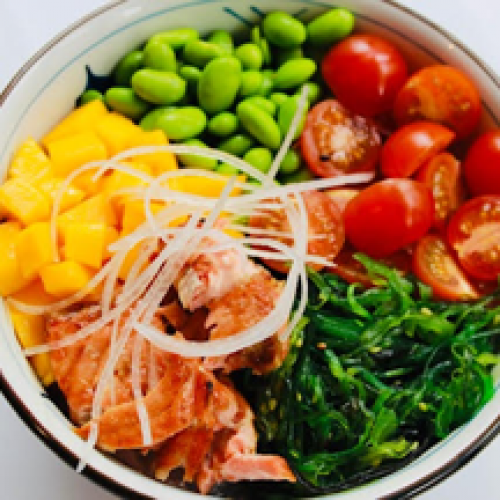 Menu Poké Saumon Grillé