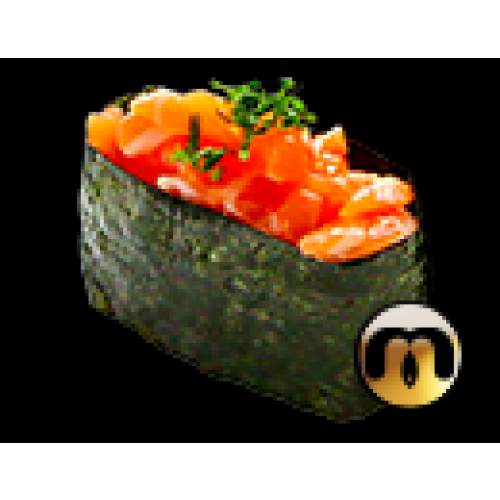 Sushi tartare saumon