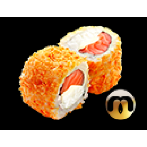 Crispy oignons roll saumon cheese x6
