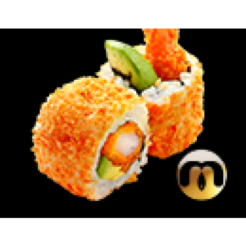 Crispy oignons roll crevette tempura, avocat, concombre x6