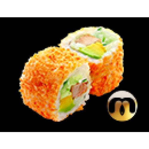 Crispy oignons roll poulet tempura avocat, concombre x6