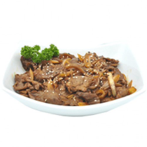 PC2 Bœuf Sauté aux Oignons sur Riz
