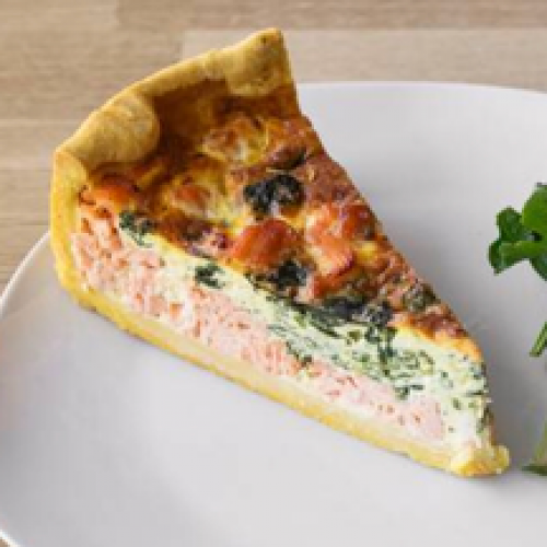 Part de Quiche Saumon