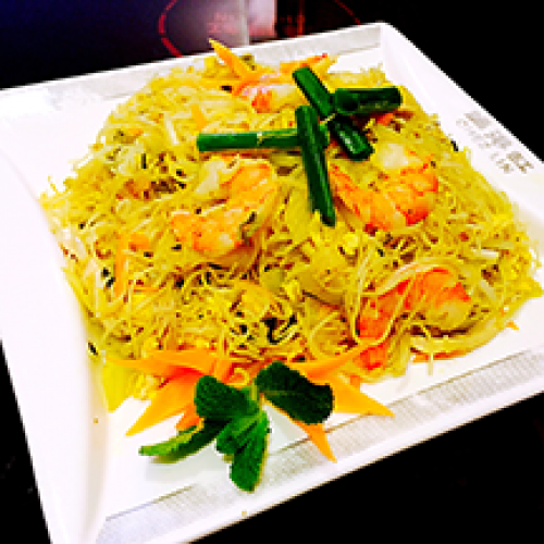N6 - Nouilles Sautées à la Mode de Singapour